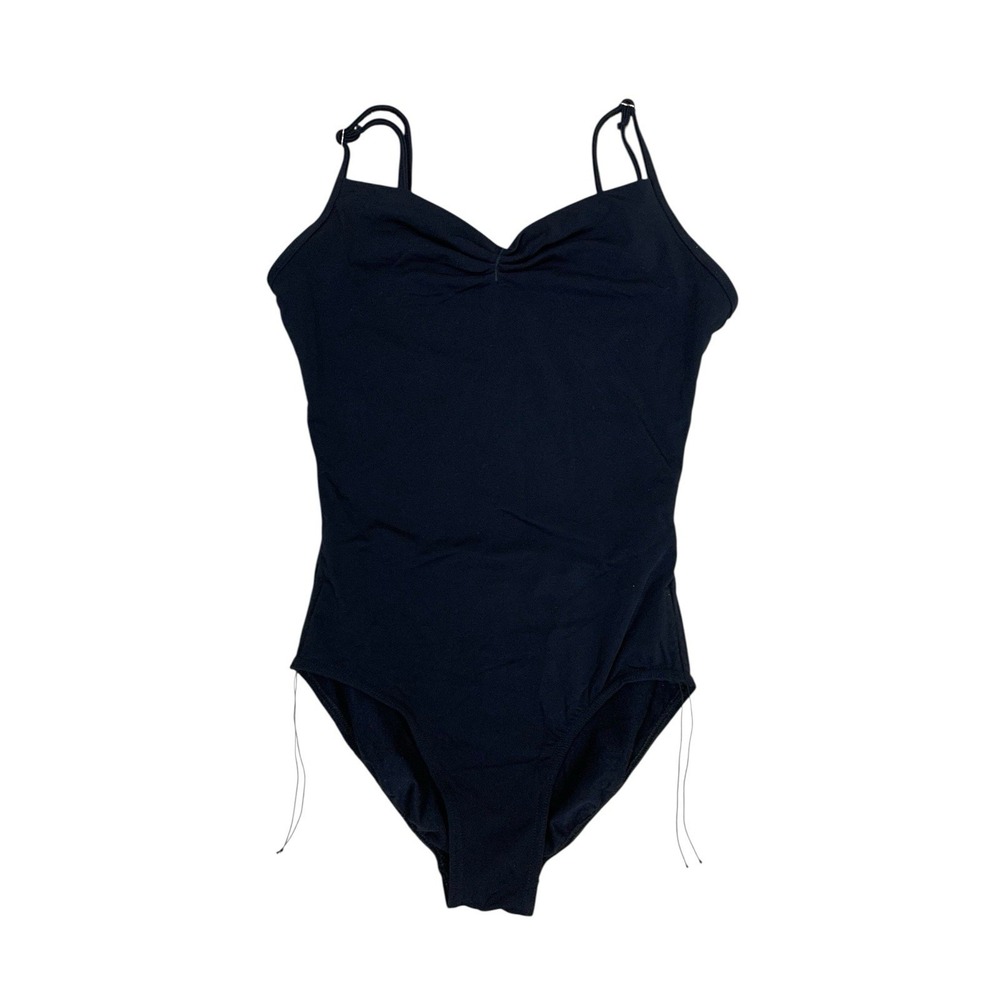 Nikolay Black Ballet Dance Camisole Leotard Adjustable Straps Adult Small